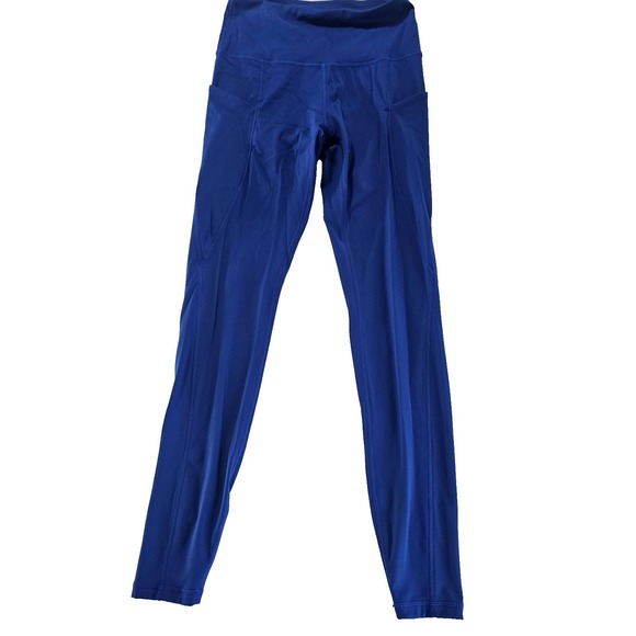 Ododos Pants - ODODOS Womens Blue High Rise Leggings Size Small Athletic Yoga Pants Pockets